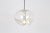 Large Clear Glass Pendant Light by Koch & Lowy for Peill & Putzler, Germany, 1970s For Sale - Image 11 of 13