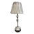 Hawksworth, Eyre & Co Sterling Silver Candlestick Lamp Dated 1920 For Sale