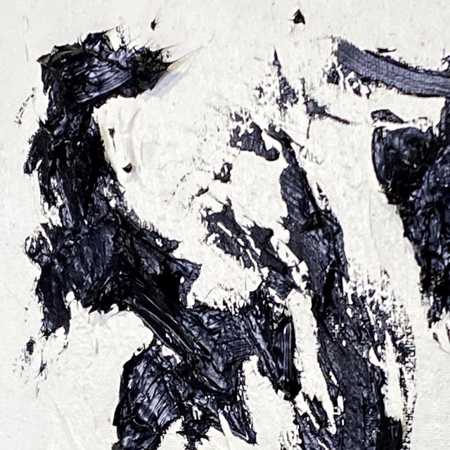 2020s Obsidian Rift Original Abstract Painting by Stephen Hansrote For Sale - Image 5 of 12
