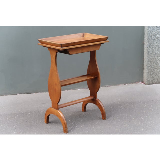 French Art Deco 1930 Sofa End or Occasionnal Table For Sale - Image 4 of 9