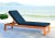 2020s Contemporary Sunlounger in Natural & Navy For Sale - Image 5 of 7