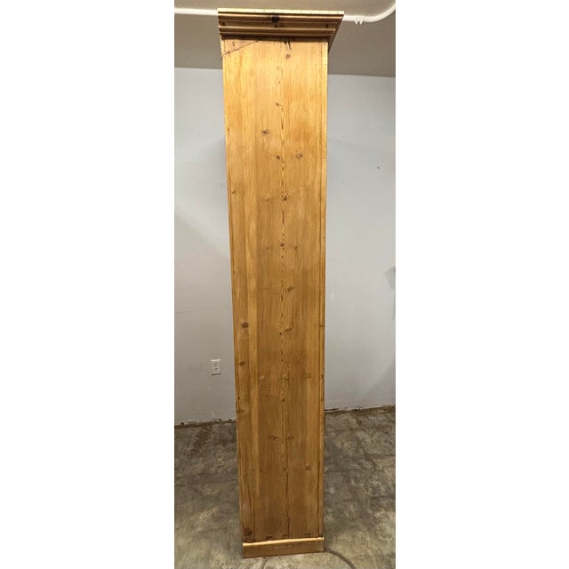 Wood 19th Century Antique English Pine Housekeepers Cabinet For Sale - Image 7 of 10