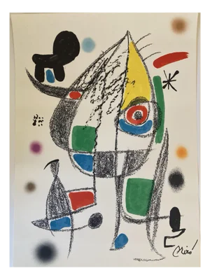 Joan Miro, Maravillas con variaciones acrosticas 20, Lithograph