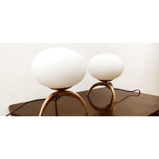 Oval Glass Table Lamp For Sale - Image 11 of 16