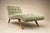 Brazilian Modern Chaise Lounge in Caviúna and Light Aloe Sage Mohair, 1950s For Sale - Image 9 of 18