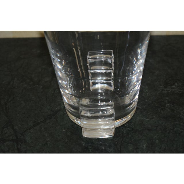 Vintage Stuben Art Deco Style Crystal Vase For Sale In Philadelphia - Image 6 of 12