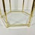 Metal 1970s Vintage Boho Chic Coastal Hollywood Regency Faux Bamboo Metal Drinks Table. For Sale - Image 7 of 12