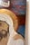 Gold Vintage Original Gold Leaf Russian Icon Mary Jesus Pieta Oil Painting on Wood For Sale - Image 8 of 12