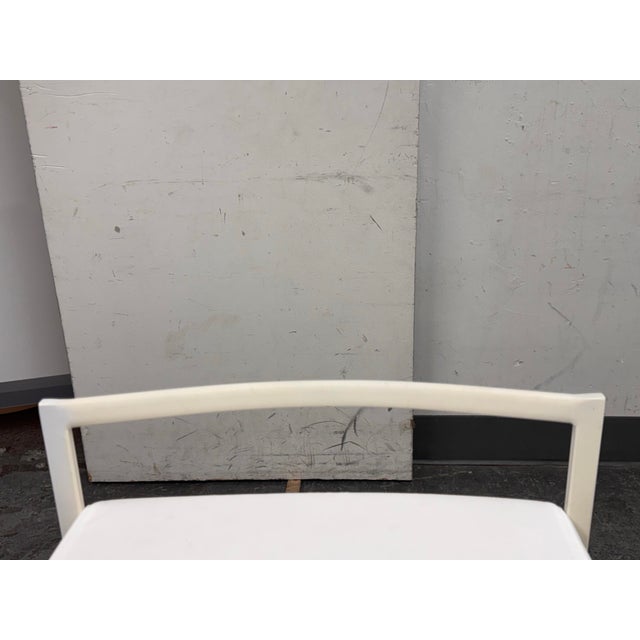 White LumiSource Fuji Counter Stools, Pair For Sale - Image 8 of 12