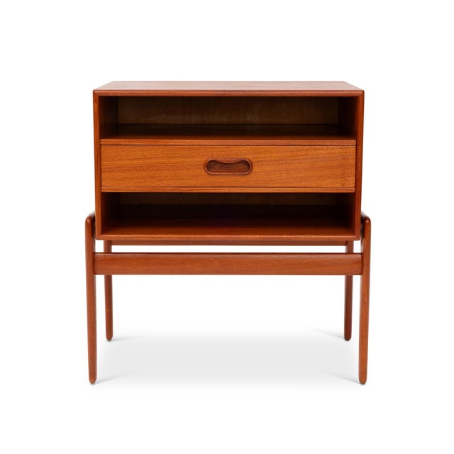 Vamo Sonderborg Vintage 1960s Arne Vodder Teak Side Tables for Vamo Sonderborg - Pair For Sale - Image 4 of 18