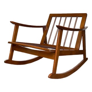 Mid Century Rocking Chair For Sale