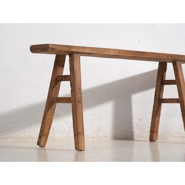 Antique Chinese bench (c.1870) Dimensions: Length: 117 cm Depth: 15 cm Height: 52 cm Style: Qing Dynasty Materials and...