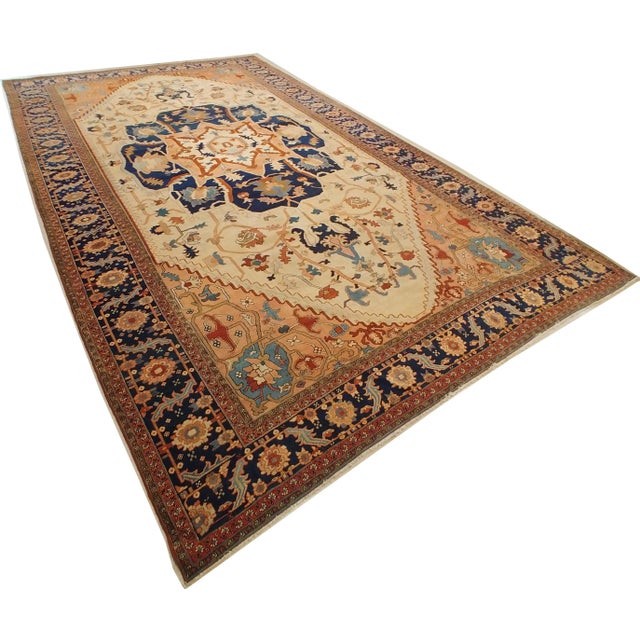 Antique Serapi carpets are one of the most sought after rugs particularly in America and England for many years. Antique...
