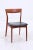 Mid-Century Danish Leather and Teak Chairs by R. Borregaard for Viborg, Set of 4 For Sale - Image 5 of 11