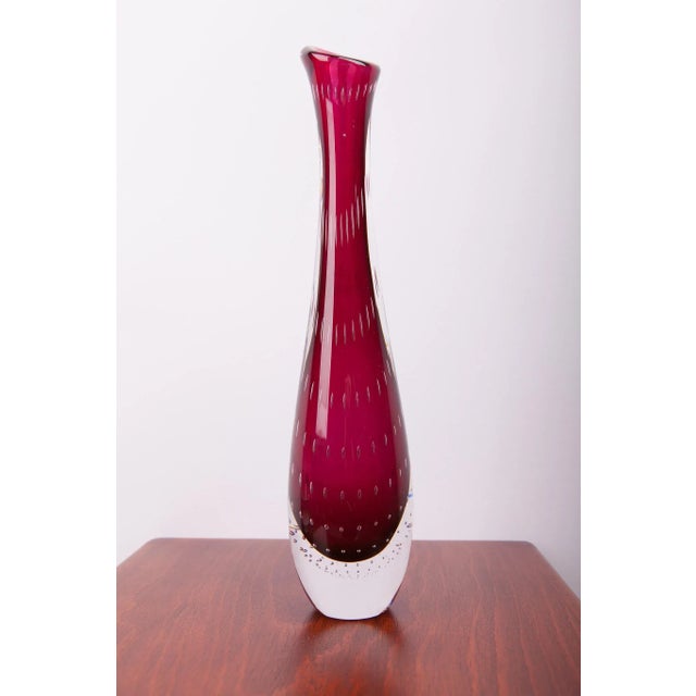 Kosta Boda Vase by Vicke Lindstrand for Kosta, 1950s For Sale - Image 4 of 9