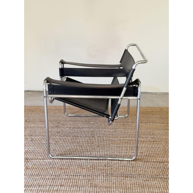 Wassily B3 Lounge Chair attributed to Marcel Breuer for Gavina, 1970s For Sale - Image 18 of 18