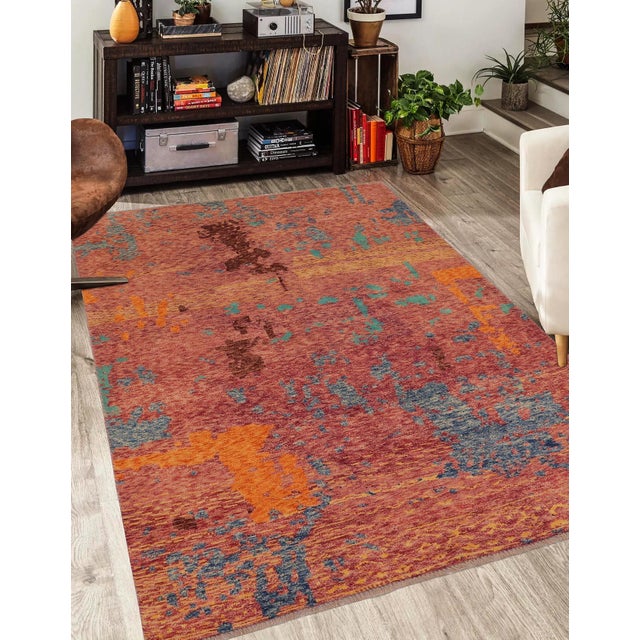 This stunning hand-knotted Afghan Balouchi rug is a captivating addition to any decor. Crafted by skilled artisans, it...