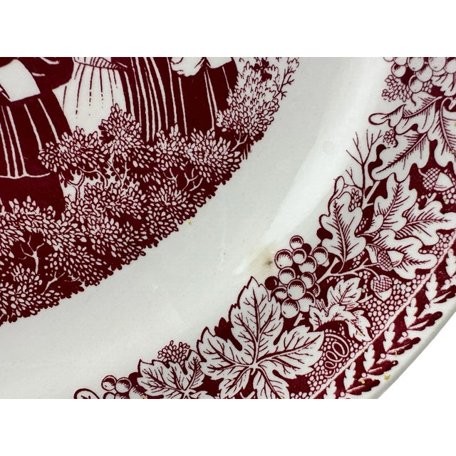 Mid-Century Modern VIntage Homer Laughlin Bountiful Harvest Turkey Platter, Made in Usa For Sale - Image 3 of 3