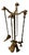 Large French Iron Fire Tool Companions, Set of 4 For Sale