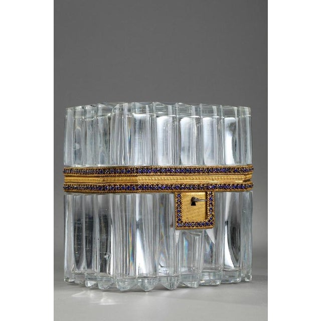 Casket with Cut Crystal and Gilt Bronze For Sale - Image 4 of 12