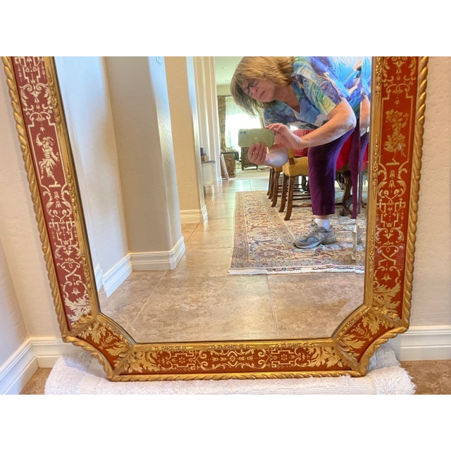 Baker, Knapp & Tubbs Large Queen Anne Gilded Glass Mirror For Sale - Image 4 of 11