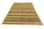 Modern Hand-Knotted Modern Tibetan Wool & Silk Geometric Rug in Gold & Olive Green For Sale - Image 3 of 10