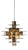 Cassiopeia Seven-Tier Pendant Light by Max Sauze for Max Sauze Studio, 1970s For Sale