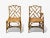 Dal Vera, Italian Modern, Bamboo, Cane, Six Dining Chairs, Italy, 1950s For Sale - Image 9 of 15