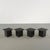Late 20th Century Italian Nesting Coffee Cocktail Table Set Black Lacquer For Sale - Image 4 of 18