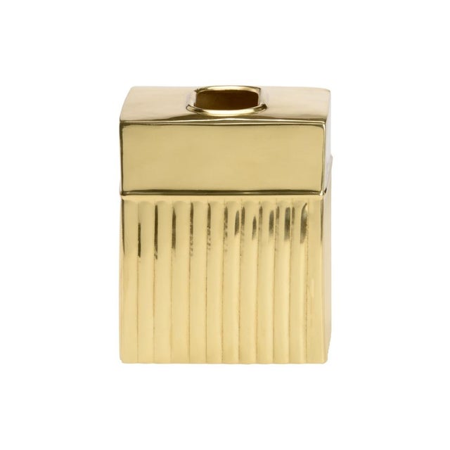 Wildwood Wildwood Wallace Tissue Box - Brass For Sale - Image 4 of 7