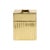 Wildwood Wildwood Wallace Tissue Box - Brass For Sale - Image 4 of 7