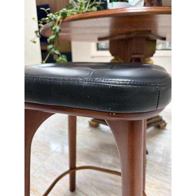 Set of 4 counter height stools. Minor imperfections on one of the stools (please see the photos). Approximate dimensions:...