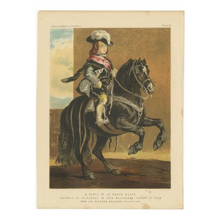 Cassell and Company after Diego Velázquez, Prince on Horseback, 1880, Chromolithograph For Sale