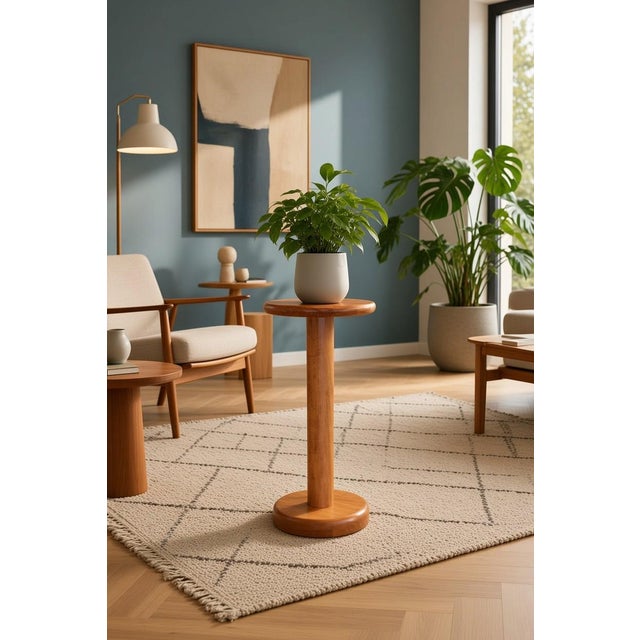 Pedestal in Teak from Dyrlund, Denmark, 1960s For Sale - Image 6 of 8