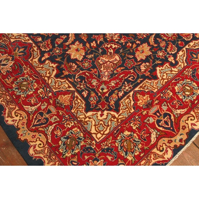 Middle Eastern Hand-Knotted Rug For Sale - Image 9 of 11