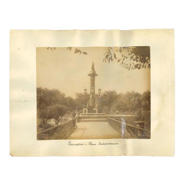 Unknown, Ancient View of Conception, Chile, Photo, 1880s For Sale