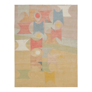 Rug & Kilim x Jenn Ski Mid-Century Modern Style Rug with Geometric Patterns, 10x14 For Sale