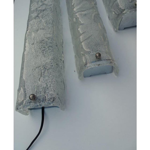 Large Wall Lamps in Glass from RZB Leuchten, 1970s, Set of 3 For Sale - Image 8 of 15