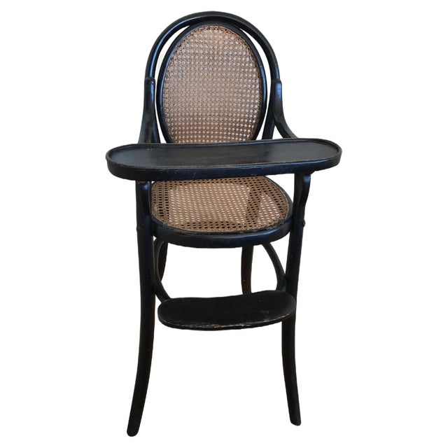 Bentwood Children Chair with Tablet & Foot Support from Thonet For Sale