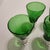 1950s 1950s Forest Green "Boopie/Burple" Goblets Glasses Anchor Hocking - Set of 6 For Sale - Image 5 of 7