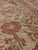 Antique Oushak Carpet, Handmade Oriental Rug, Pale Light Blue, Coral, Raspberry For Sale - Image 10 of 15