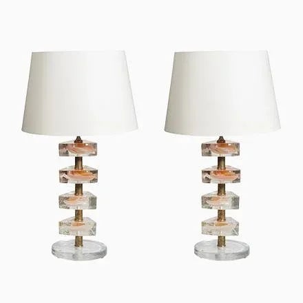 Vintage Murano Glass Table Lamp, 1970s For Sale - Image 9 of 9