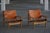 Kurt Østervig Danish Modern Hunting Chairs in Oak and Leather attributed to Kurt Østervig, 1960s, Set of 2 For Sale - Image 4 of 16