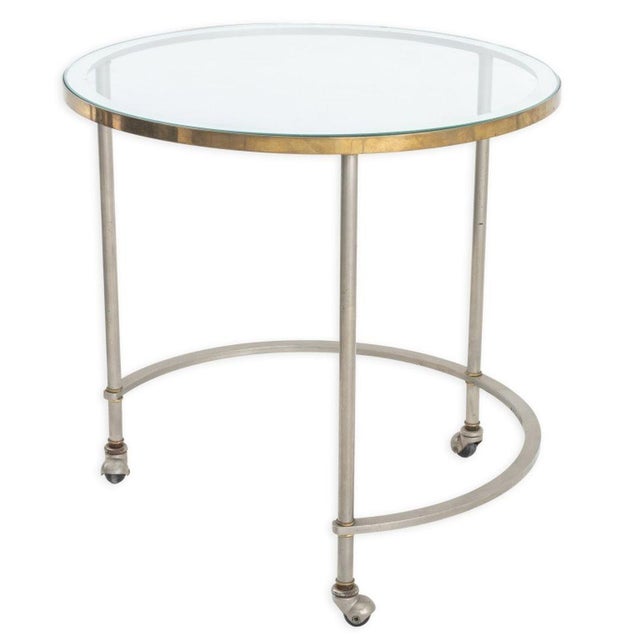 Metal Mid Century Chrome Nesting Tables, 3 For Sale - Image 7 of 9