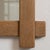 1970-1979 France Weathered Honey Oak Carved Oak Window-Pane Mirror For Sale In Greensboro - Image 6 of 7