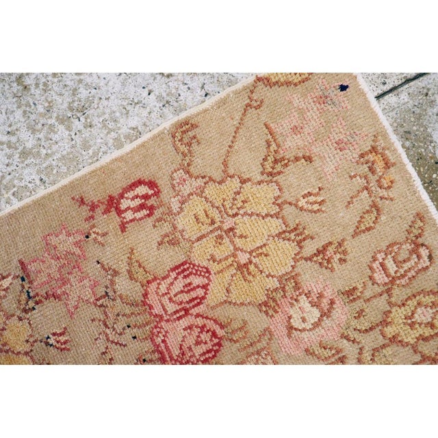 Mid 20th Century Galerie Shabab Collection Mid-20th Century Turkish Anatolian Throw Rug For Sale - Image 5 of 6