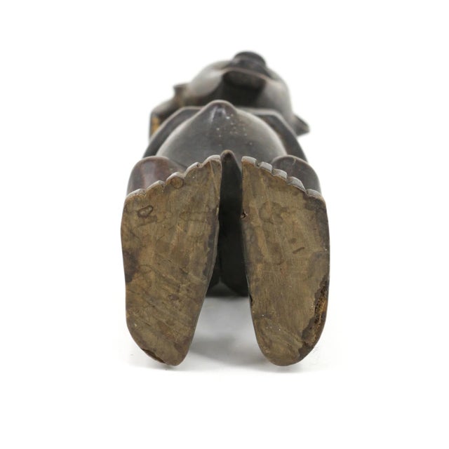 Early 20th Century Early 20th Century Songye Miniature Figure 9 Inch For Sale - Image 5 of 7