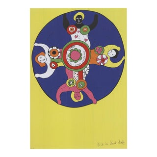 Niki De Saint Phalle Study for Nana Fountain (yellow), 2011 For Sale