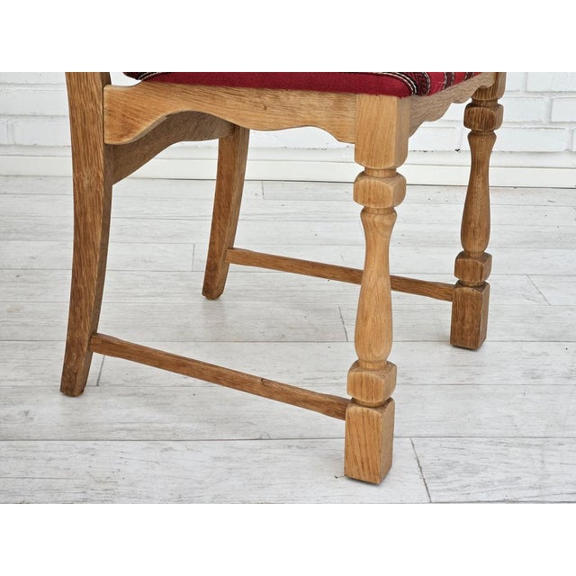 Danish Dining Chairs in Furniture Wool, 1970s, Set of 6 For Sale - Image 18 of 18