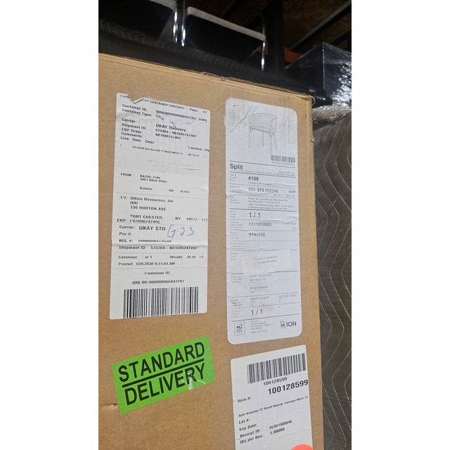 Traditional Ton Split Lounge Armchair (New) For Sale - Image 3 of 3